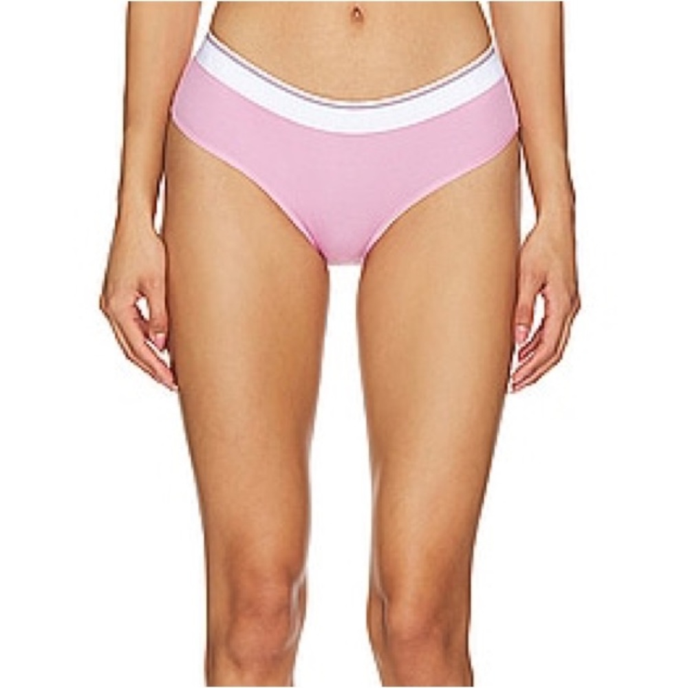 RARE Alexander Wang Micro Ribbed Classic Brief Light Pink - Picture 1 of 7
